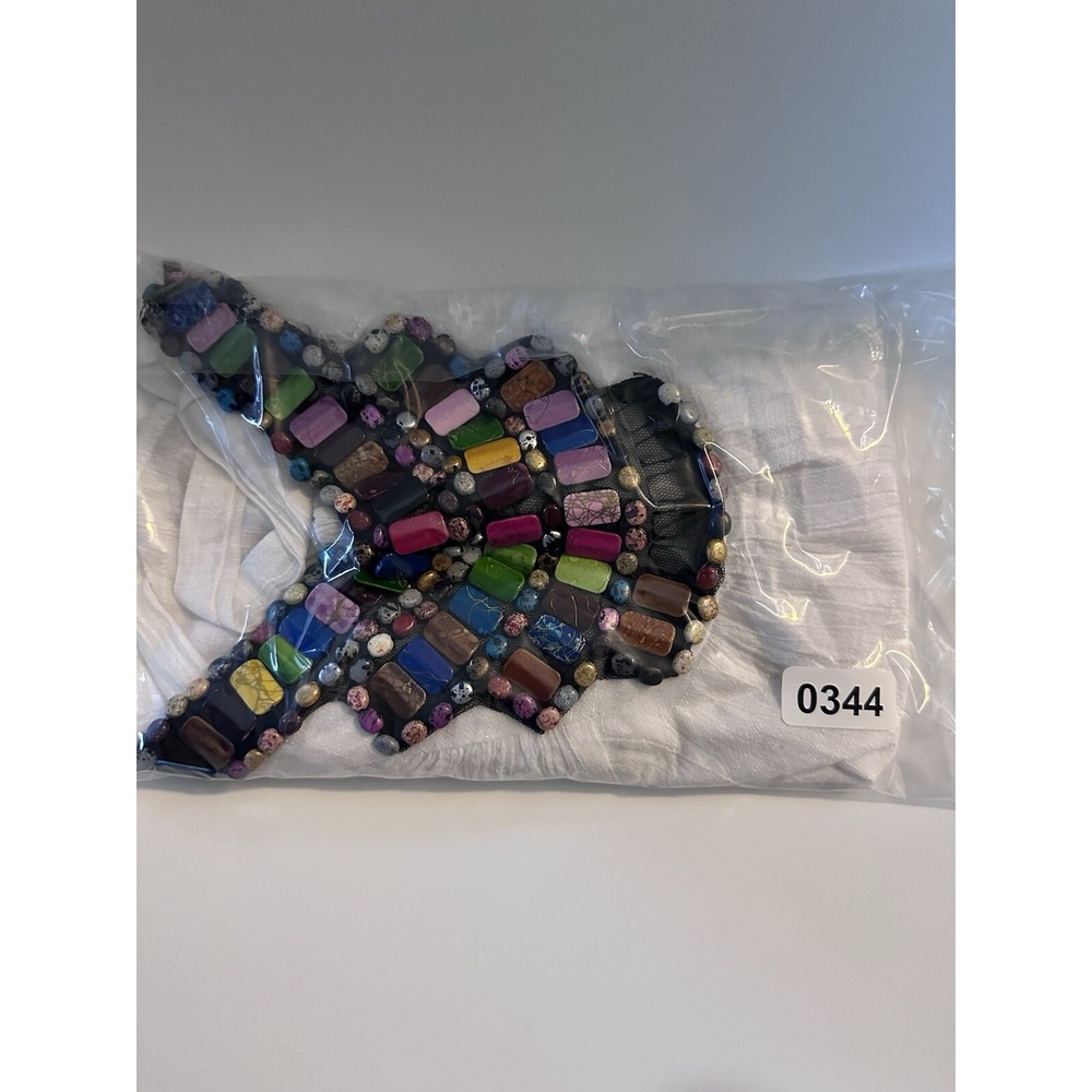 Joy Joy Womens Sleeveless Top Blouse Stone Jewel Accent Size XS Missing Stones - Picture 10 of 10